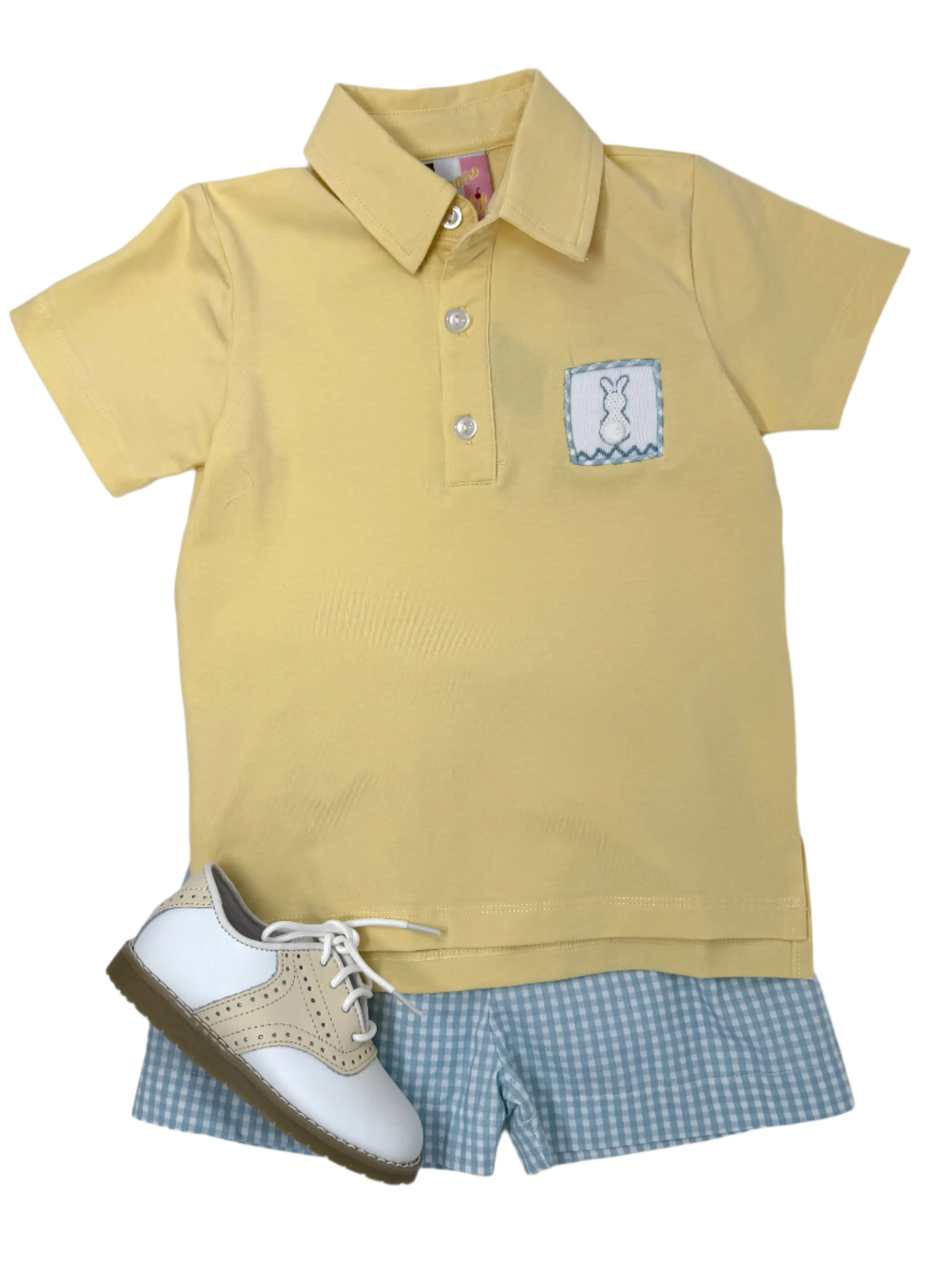 Hippity Hop Smocked Polo and Shorts