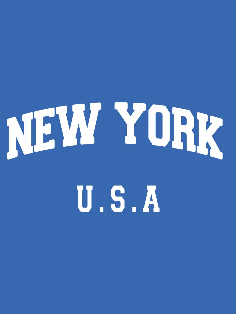 Hoodies grafik surat New York