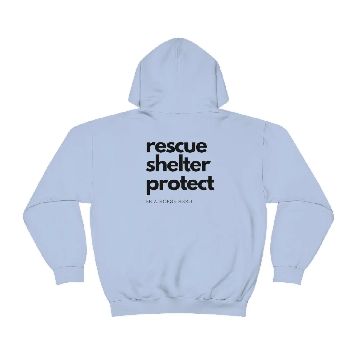 Horse Plus Logo Unisex Heavy Blend™ Hooded Sweatshirt