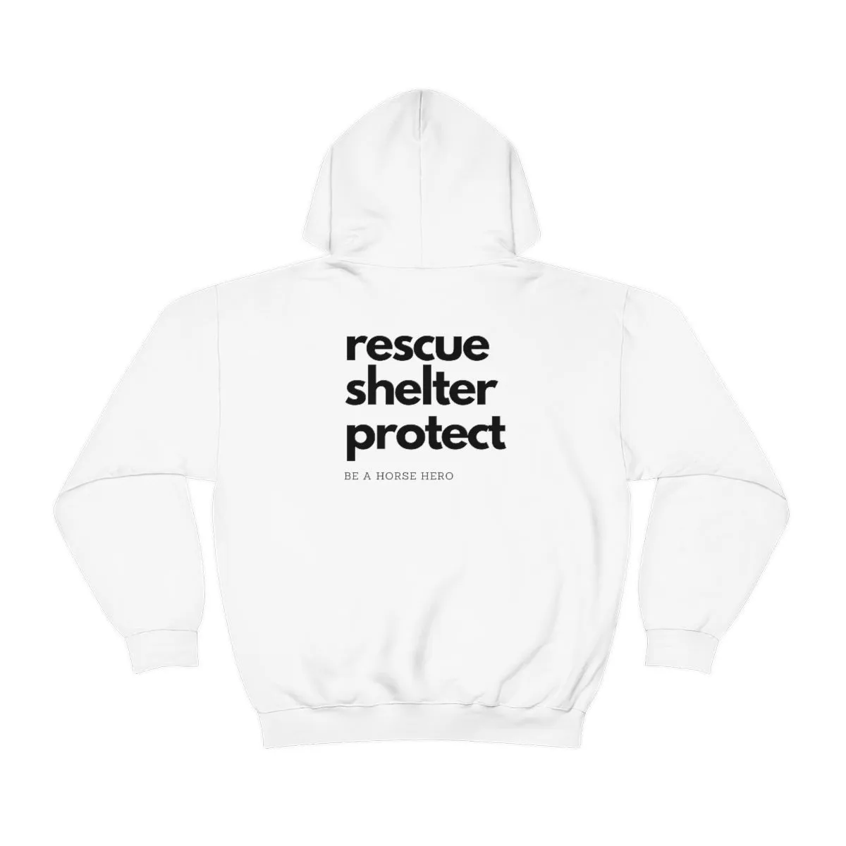 Horse Plus Logo Unisex Heavy Blend™ Hooded Sweatshirt