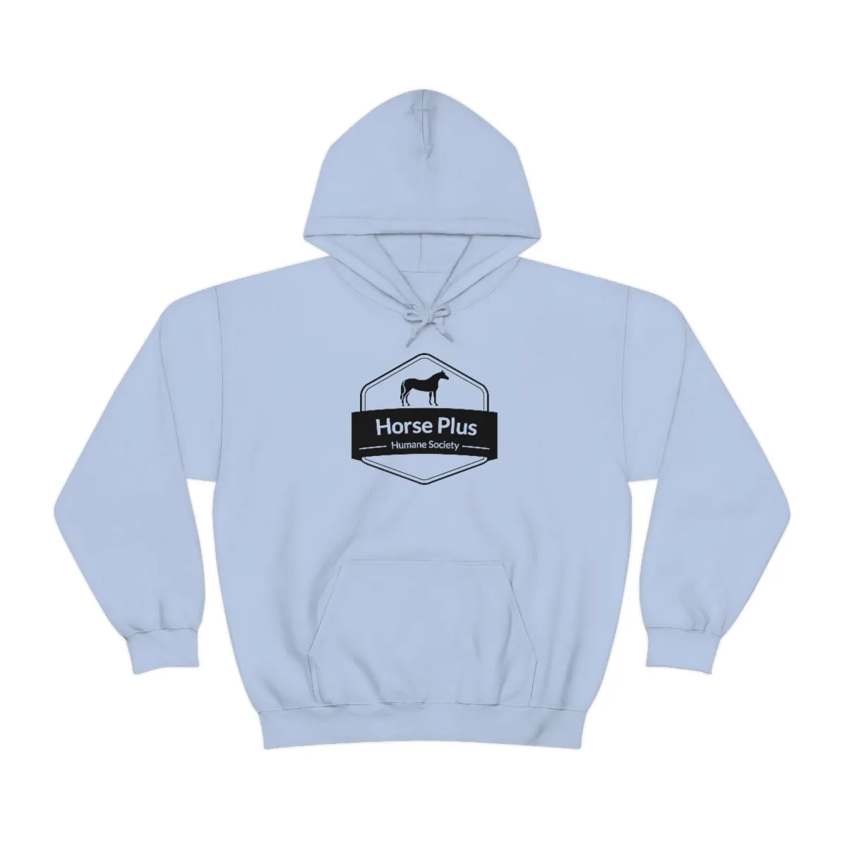 Horse Plus Logo Unisex Heavy Blend™ Hooded Sweatshirt