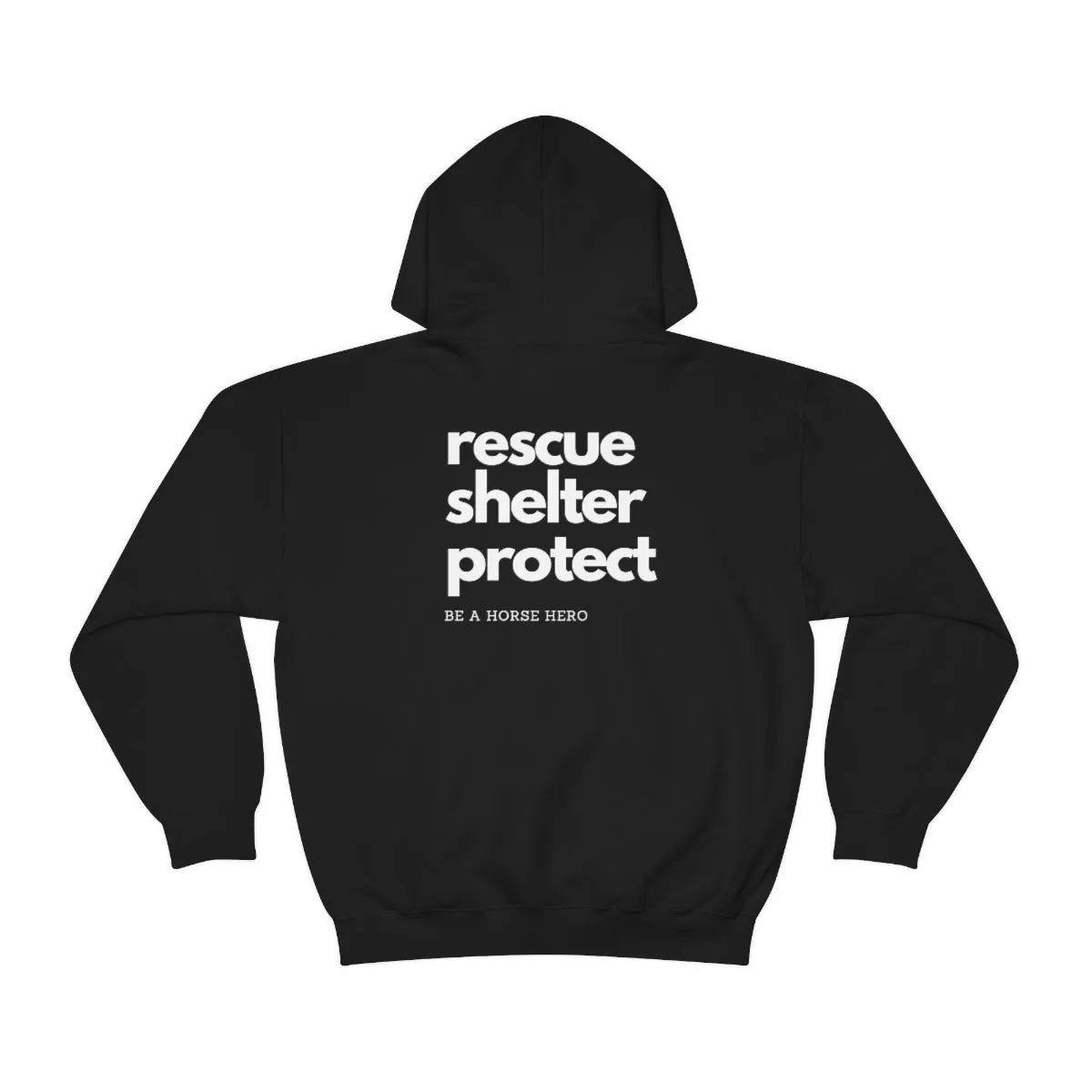 Horse Plus Logo Unisex Heavy Blend™ Hooded Sweatshirt