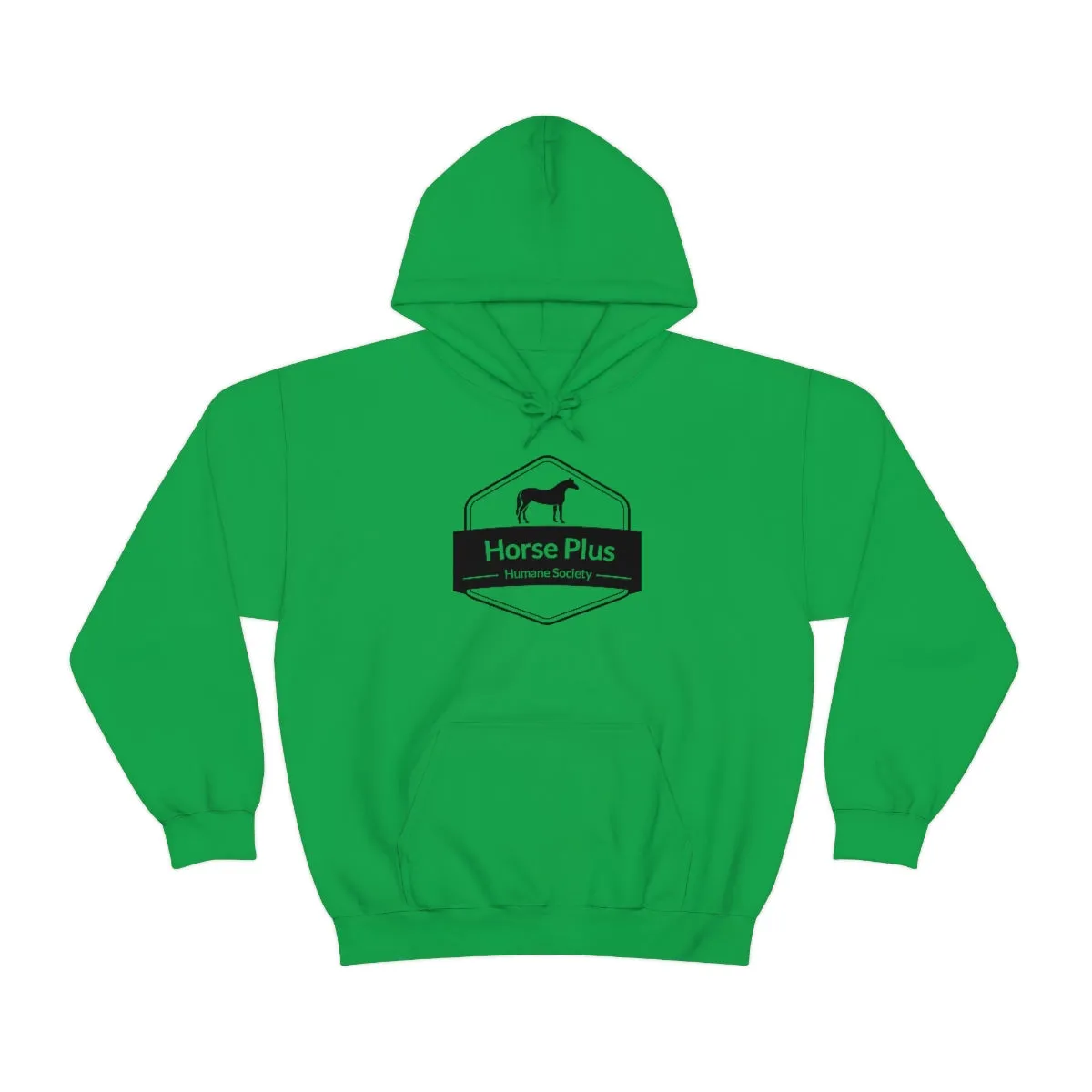 Horse Plus Logo Unisex Heavy Blend™ Hooded Sweatshirt