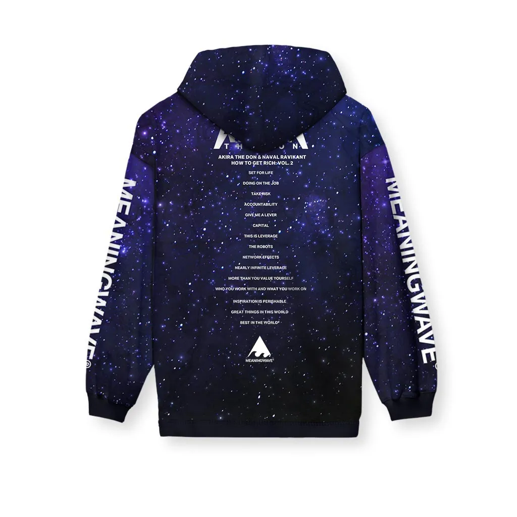How To Get Rich Vol. 2 ft. Naval Ravikant Kid's Hoodie