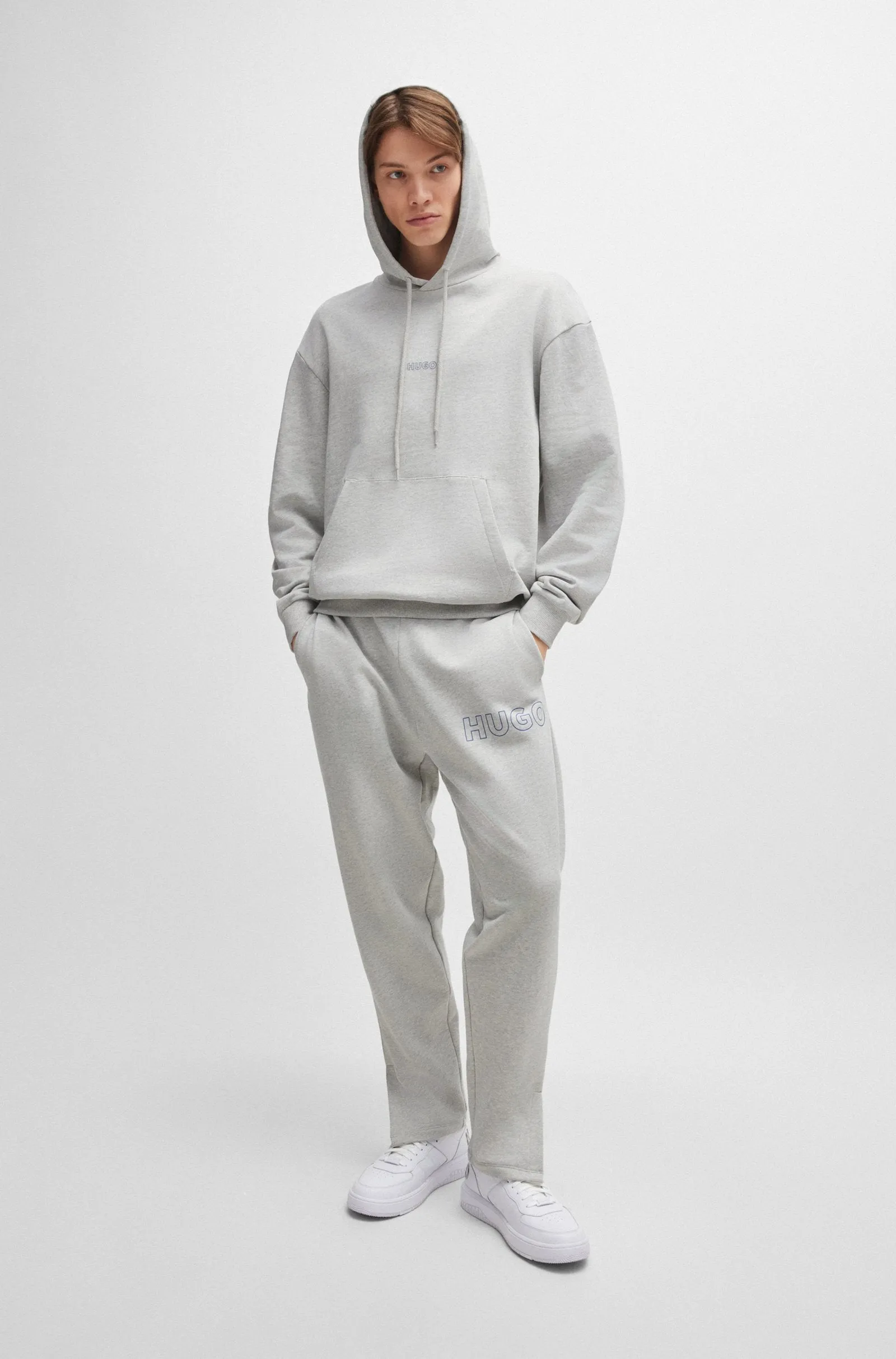 HUGO Hoodies Loose Fit in Cotton - NILOPEL 10249110 01-50516997