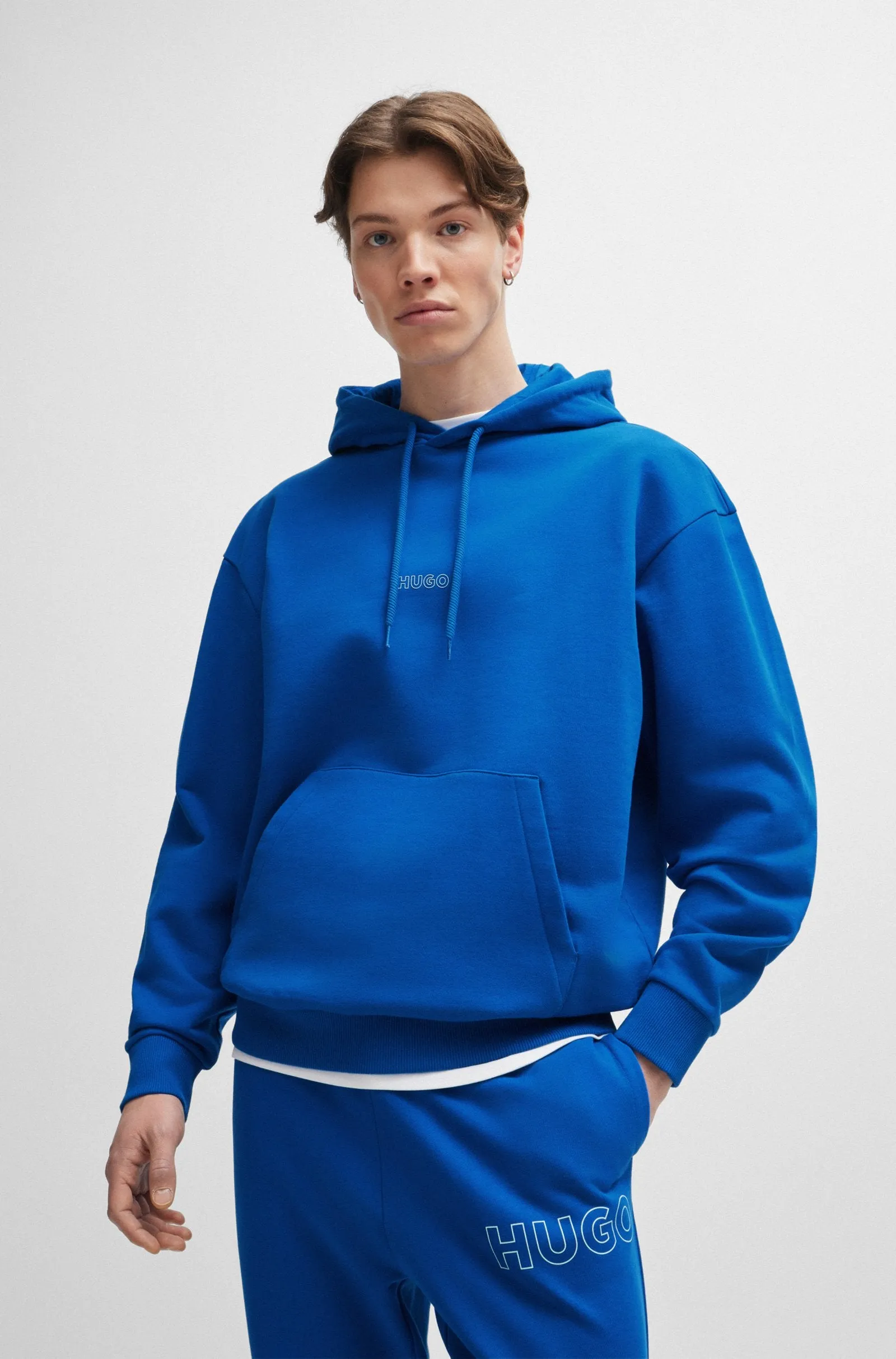 HUGO Hoodies Loose Fit in Cotton - NILOPEL 10249110 01-50516997