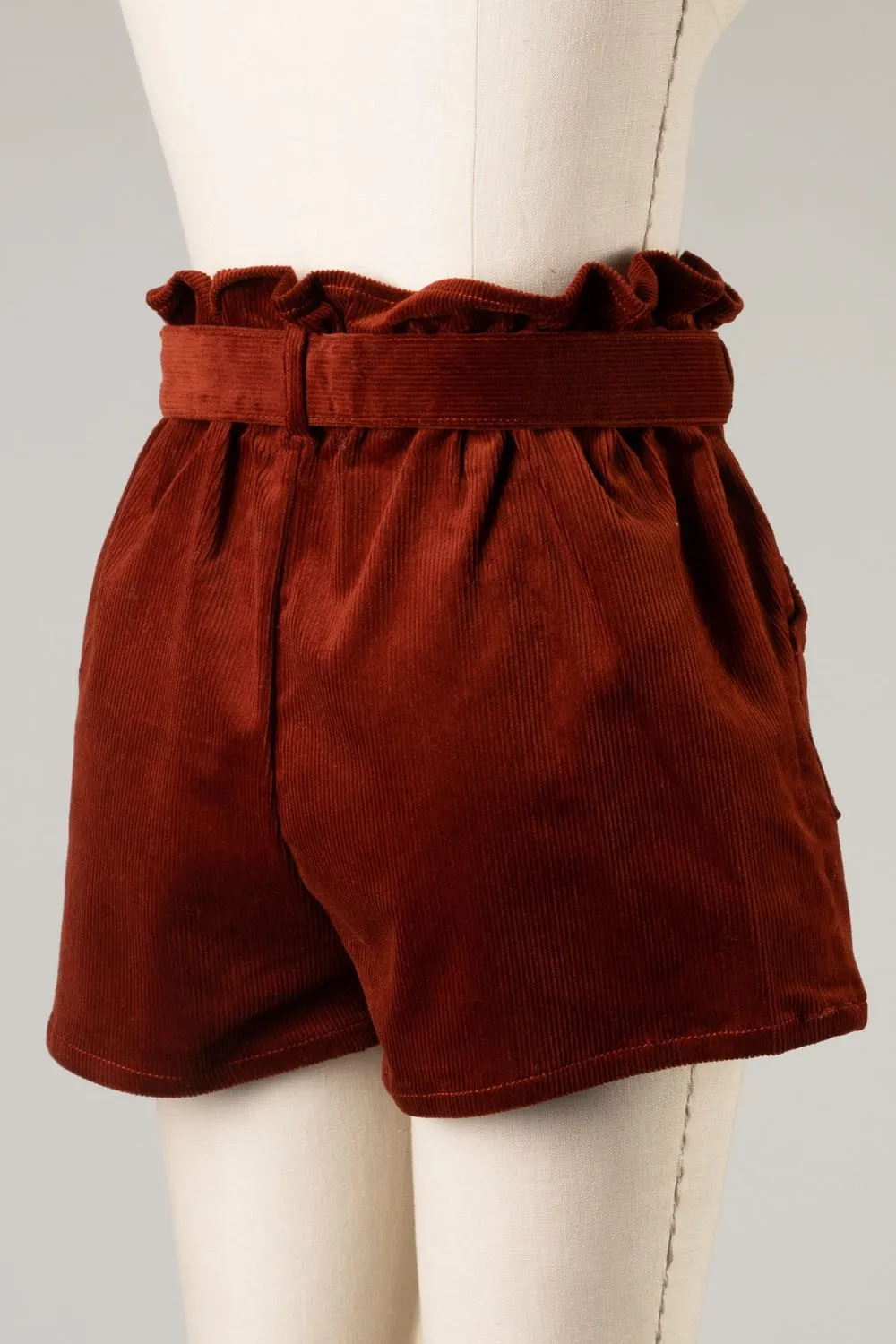 I-FS6014 Corduroy Paperbag Shorts 6PK UNIT PRICE: $9.75