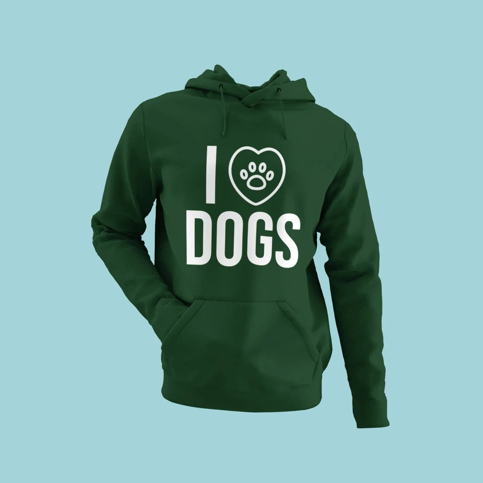 I Love Dogs Hoodie