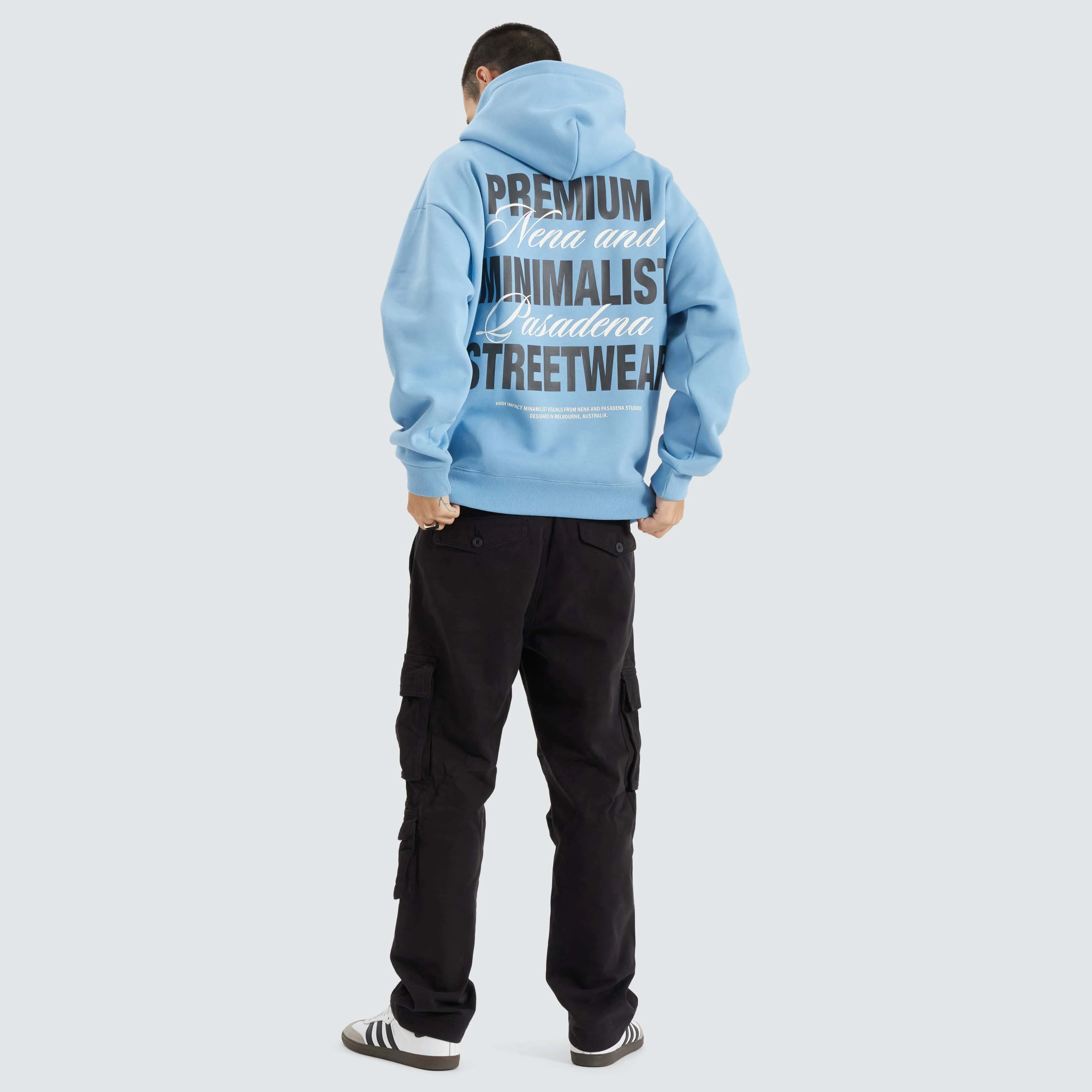 Impact Heavy Box Fit Hoodie Blissful Blue