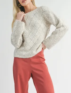 Iris Pointelle Sweater