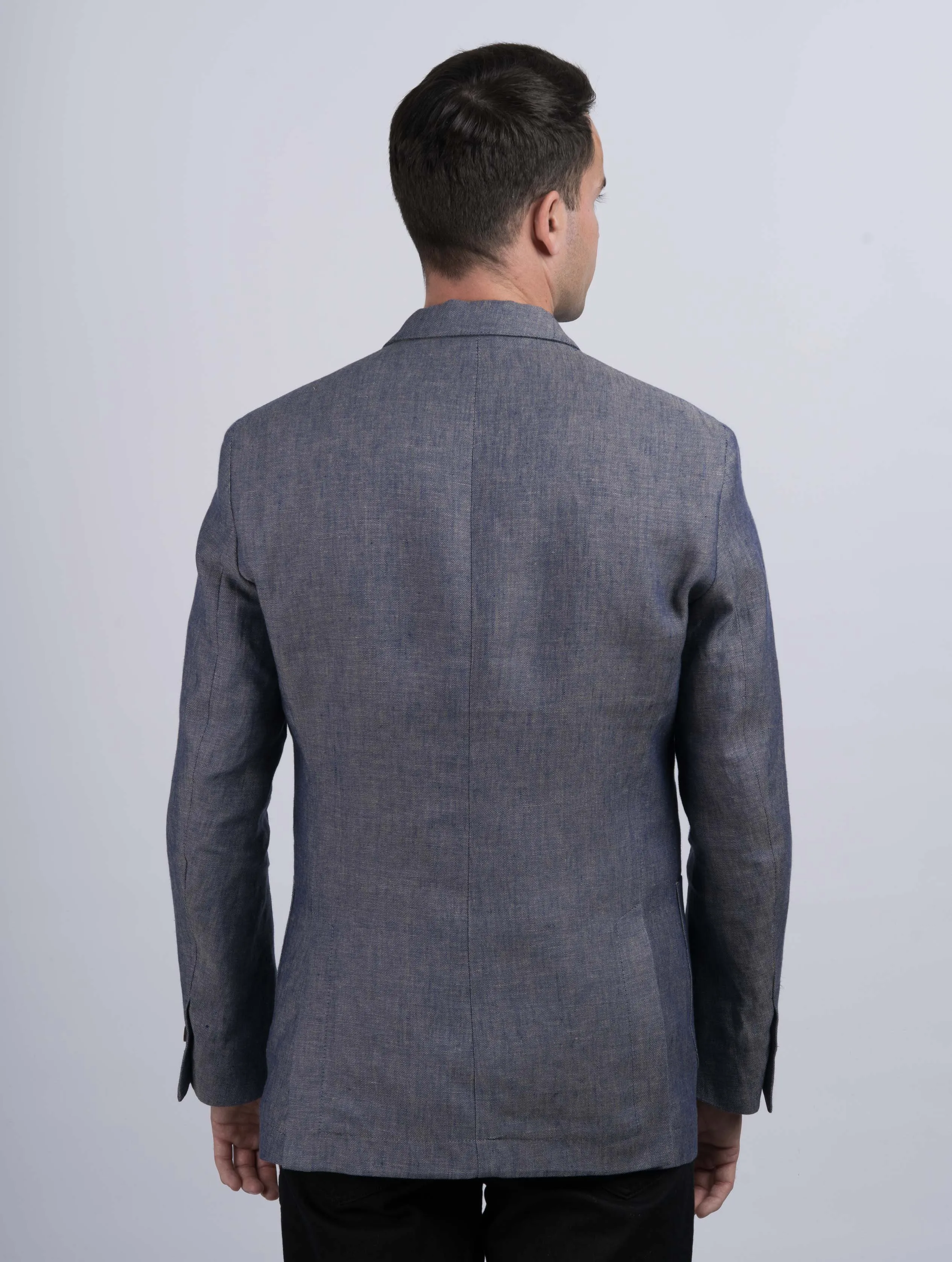 Irish Linen Denim Jacket & Blazer