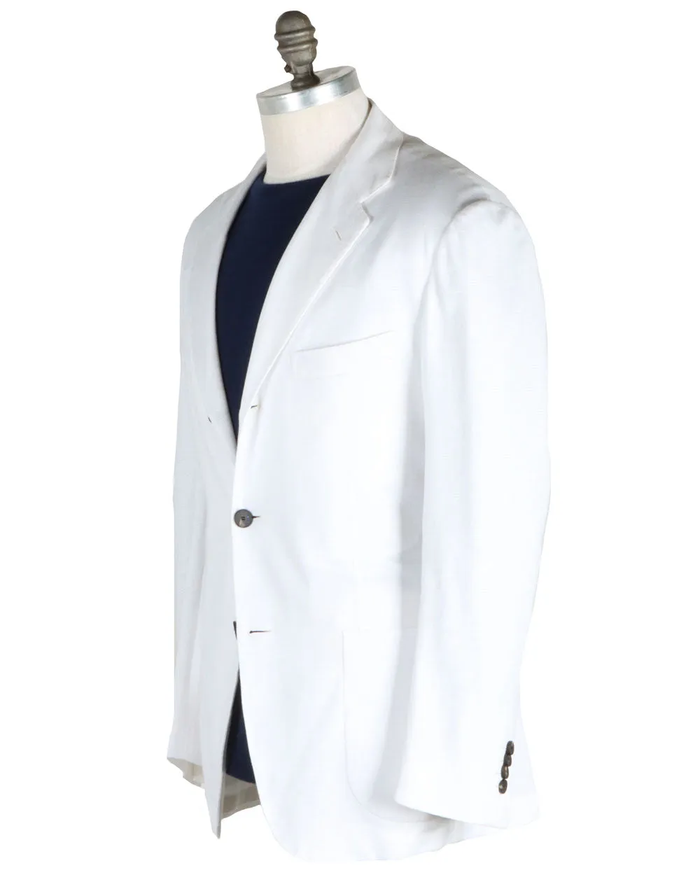 Ivory Textured Stretch Sportcoat
