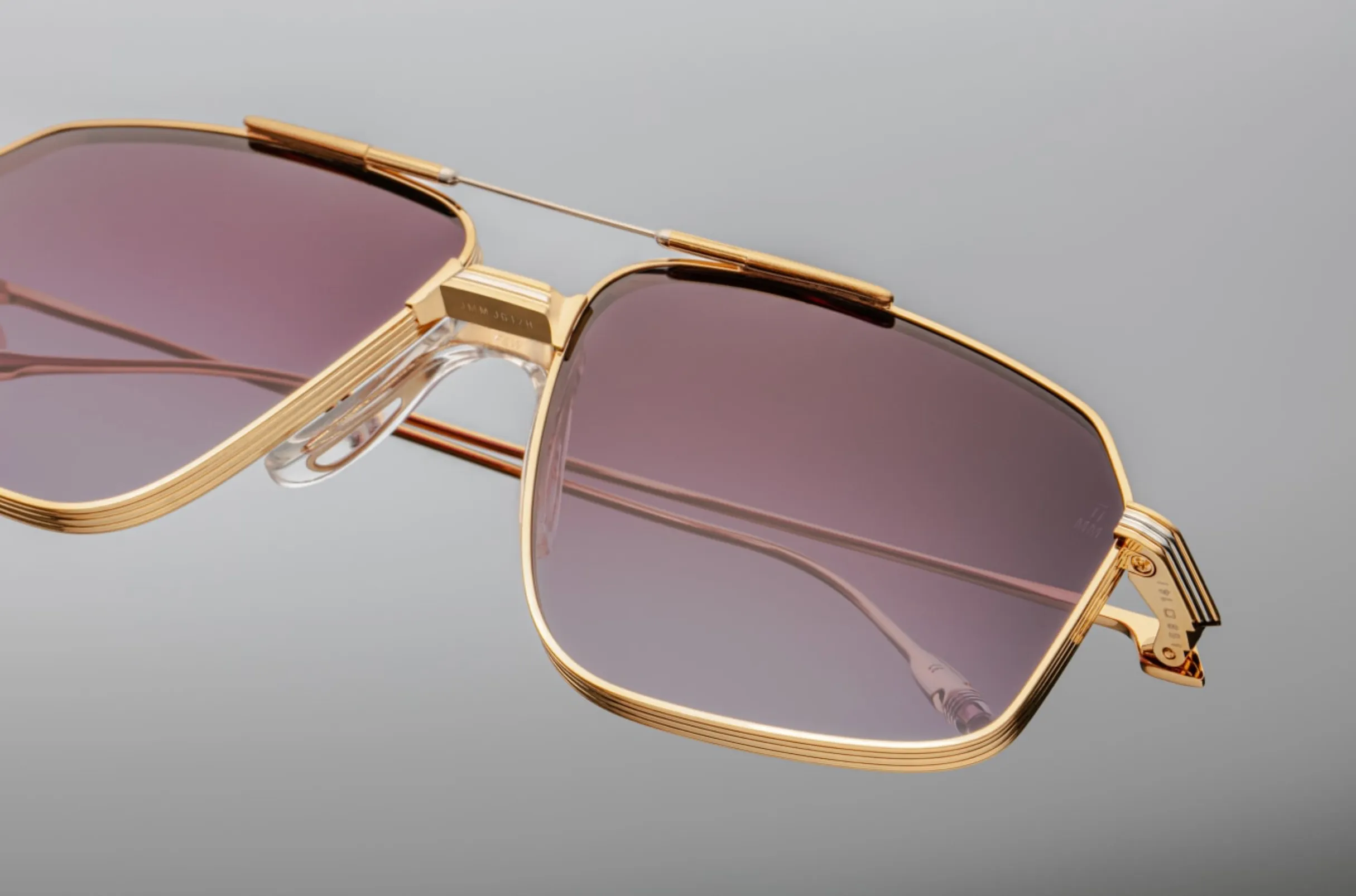 JAGGER-Mauveine / Aubergine Gradient / Dark Gold