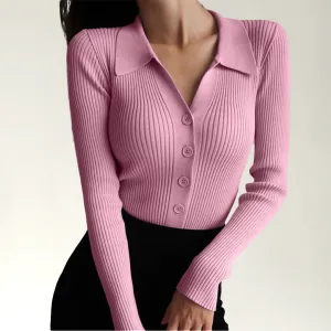 Jenavieve | Ribbed polo in a slim fit