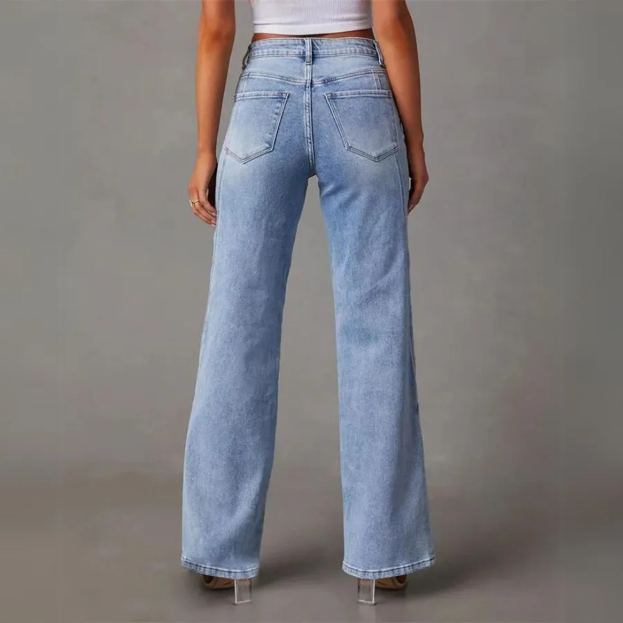 Jessica | WIDE JEANS WITH HIGH WEAVES