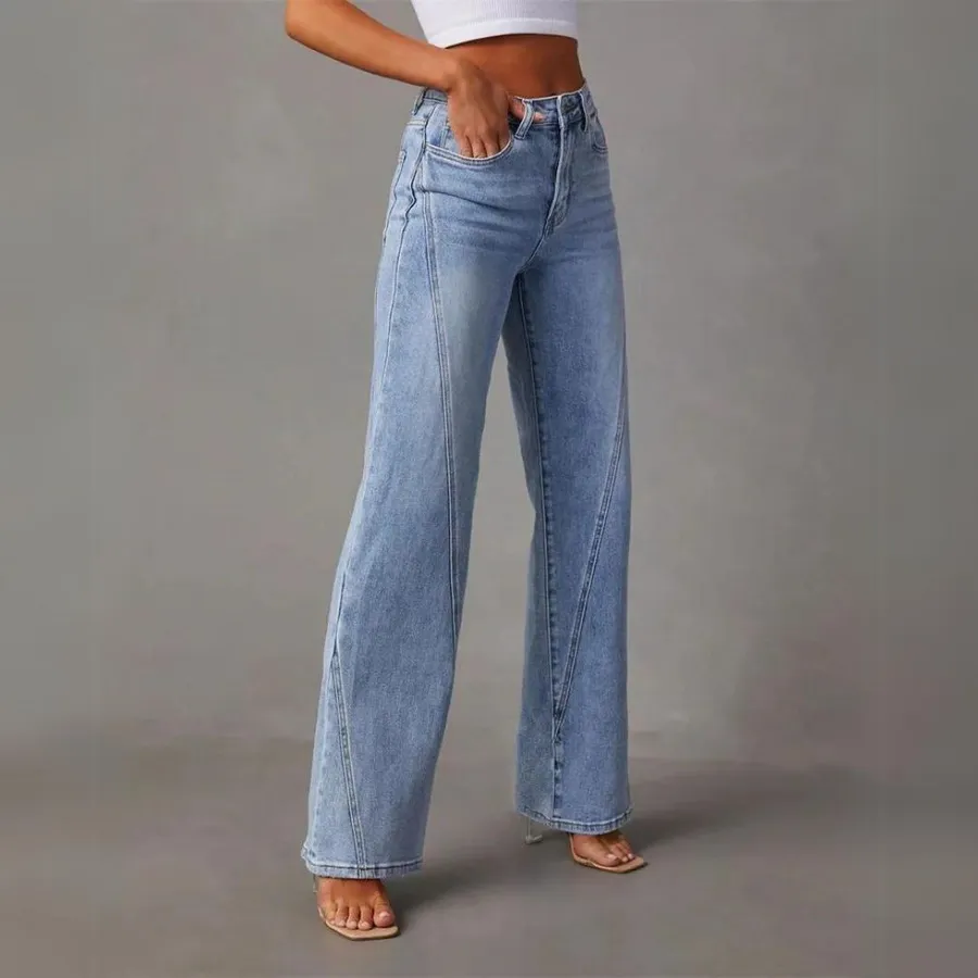 Jessica | WIDE JEANS WITH HIGH WEAVES