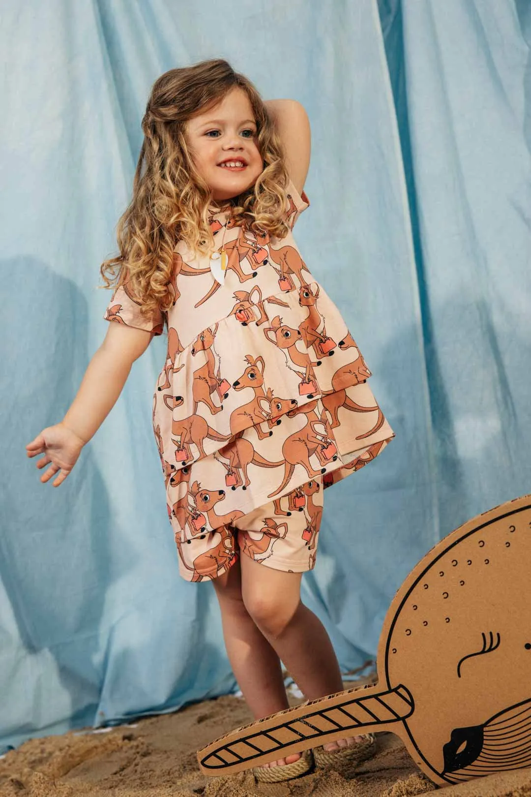 Kangaroo Pink Wave Tunic - HURRY! Only 2 left