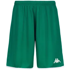 KAPPA4BASKET DUMPO - Shorts - Sport  Shorts - Man - GREEN-WHITE