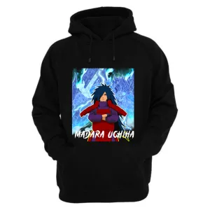 Kart Black Madara Printed Hoodies