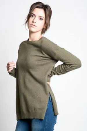 Kersh Side Slit Pullover