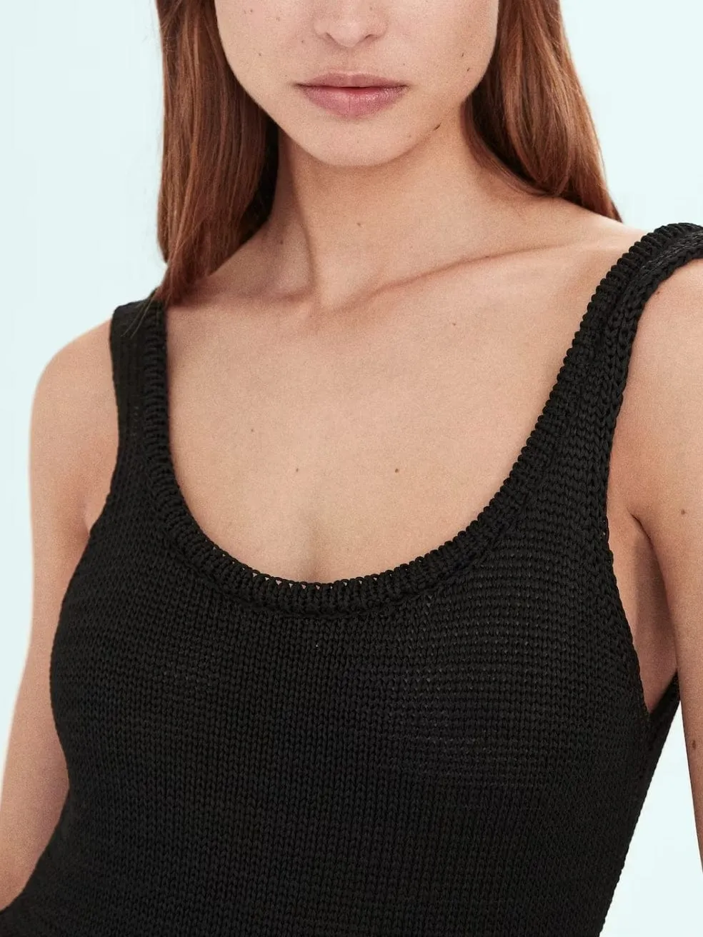 Knitted Dress With Fringe Design