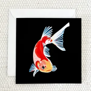 Koi Fish Greeting Card