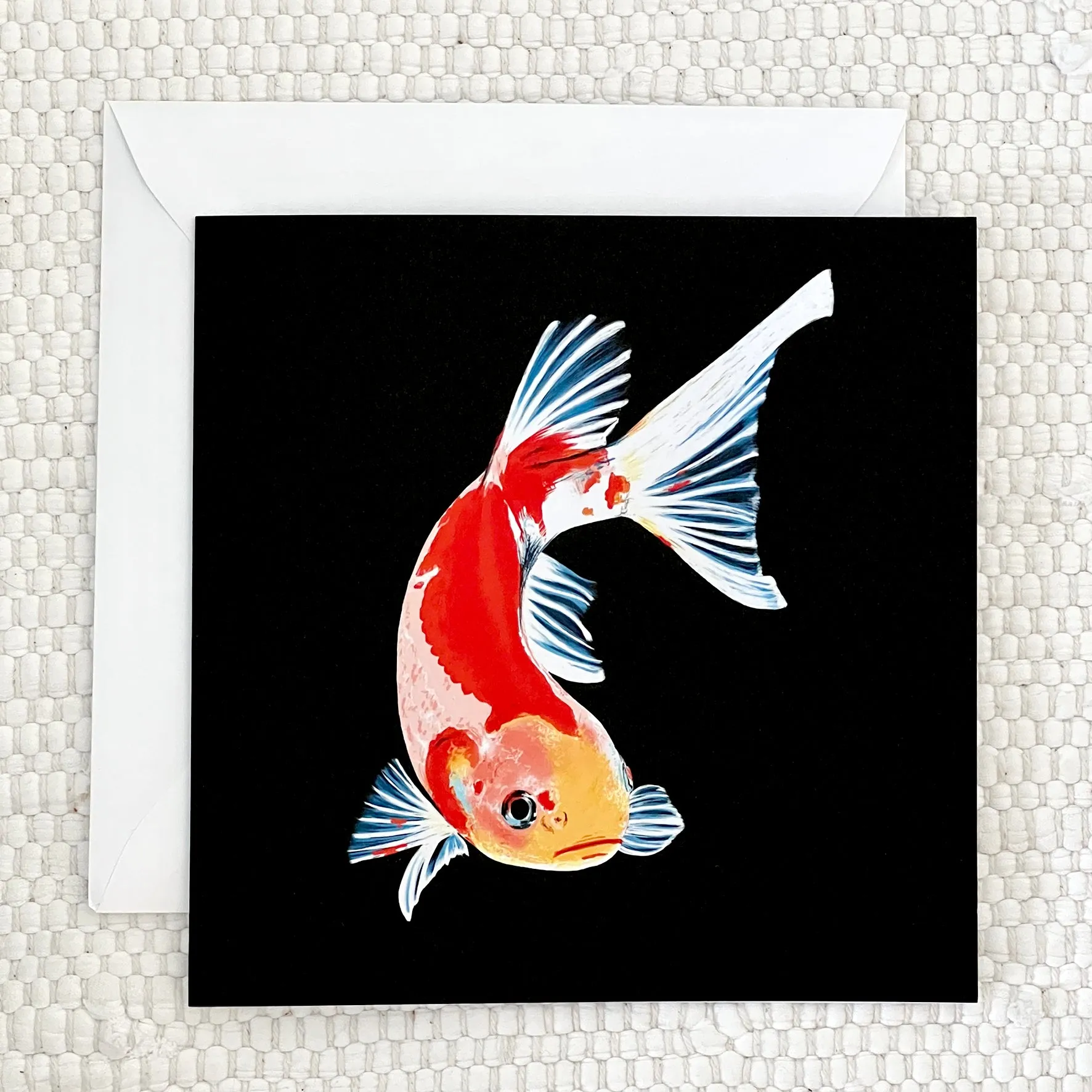 Koi Fish Greeting Card