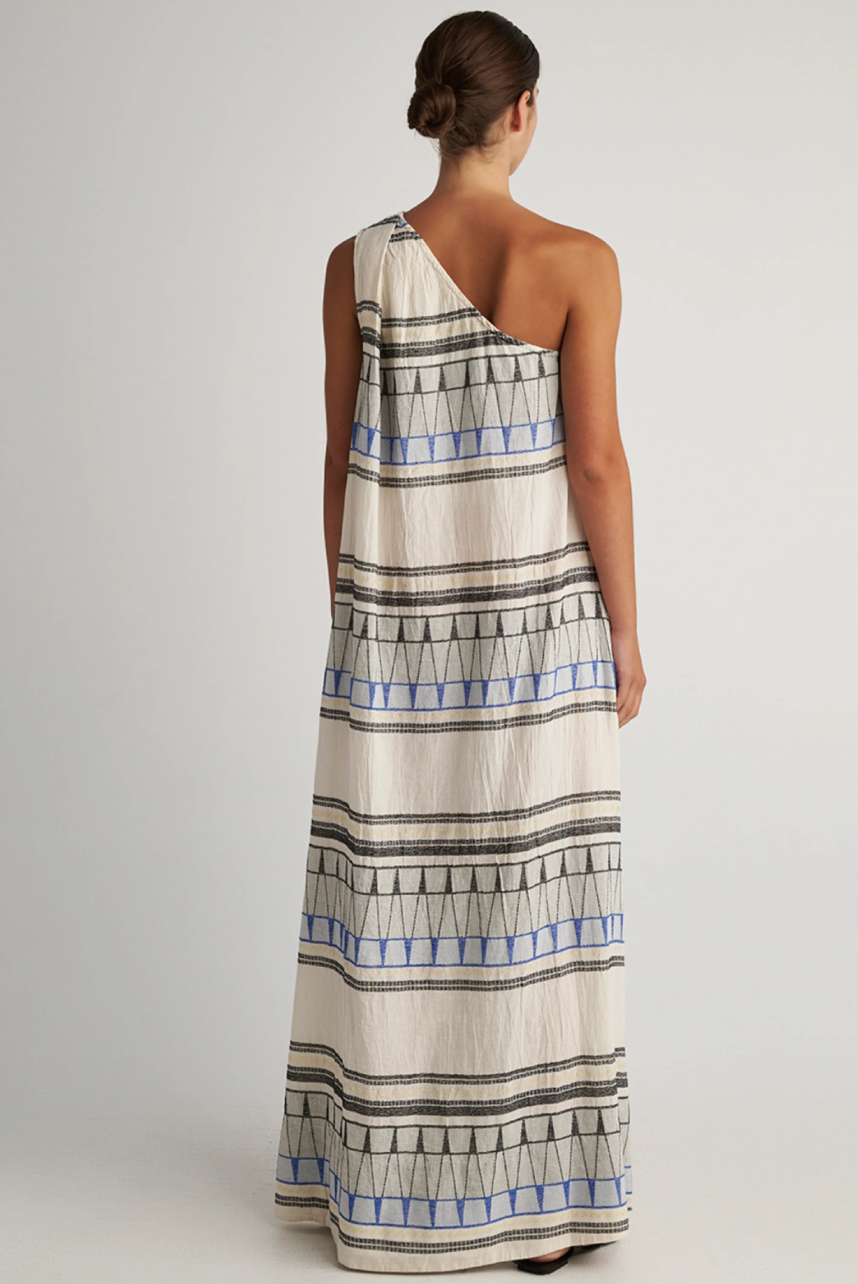 Kyklades One-Shoulder Maxi Dress