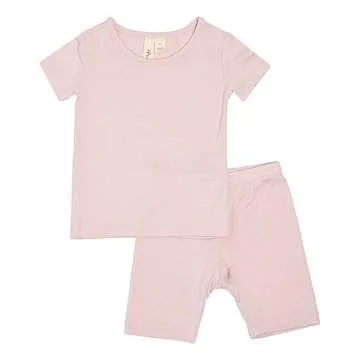Kyte Short Sleeve Pajama- Blush