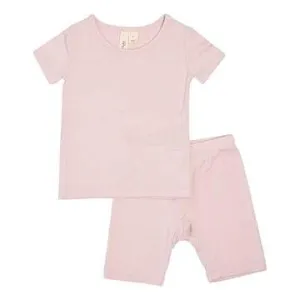 Kyte Short Sleeve Pajama- Blush