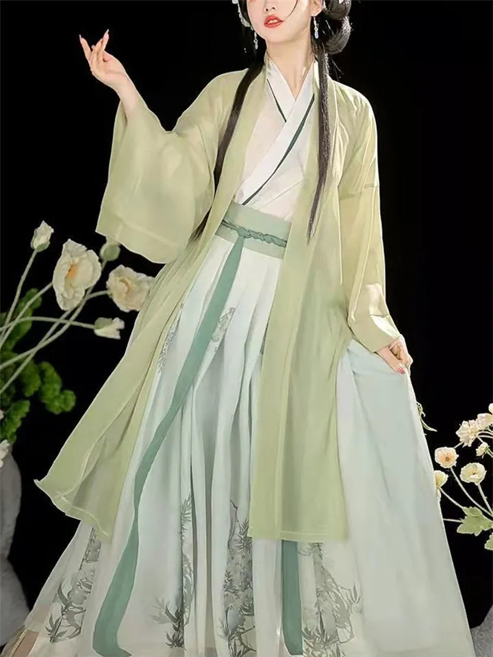 Ladies Silky Comfort Chinese Song Dynasty Dresses