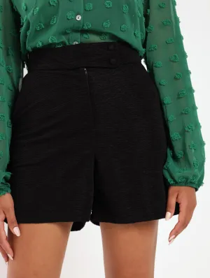 Ladies Textured Short - Black
