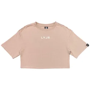 LEVELS OVERSIZED CROP TEE | SAHARA