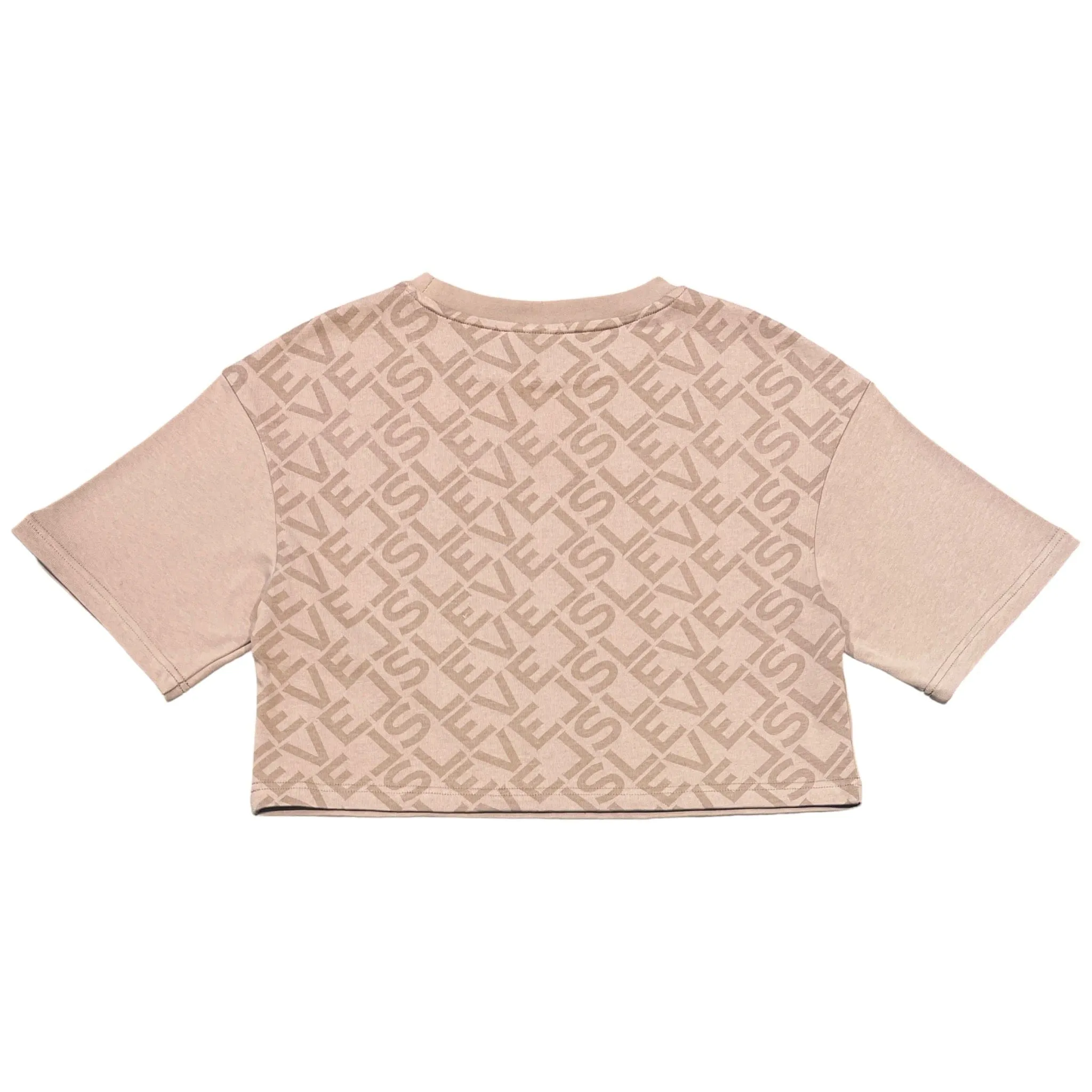 LEVELS OVERSIZED CROP TEE | SAHARA