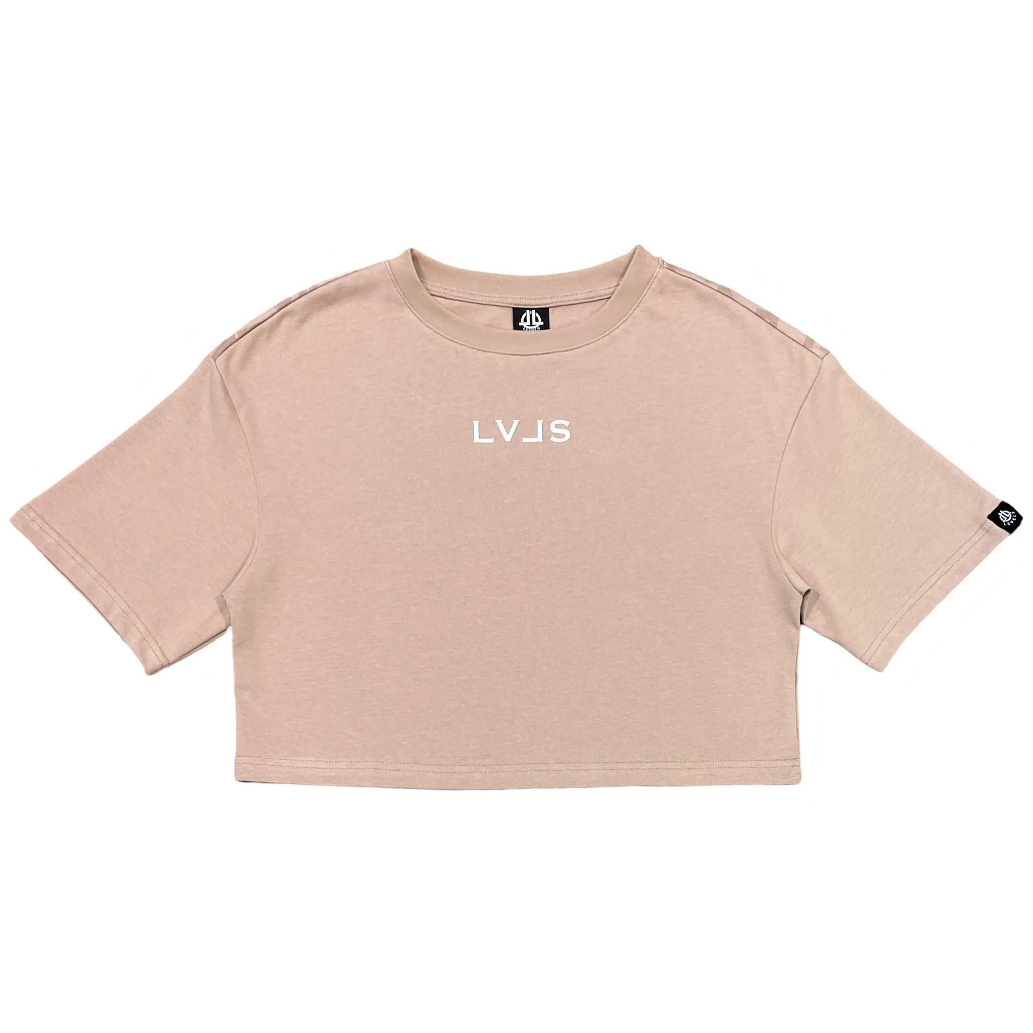 LEVELS OVERSIZED CROP TEE | SAHARA