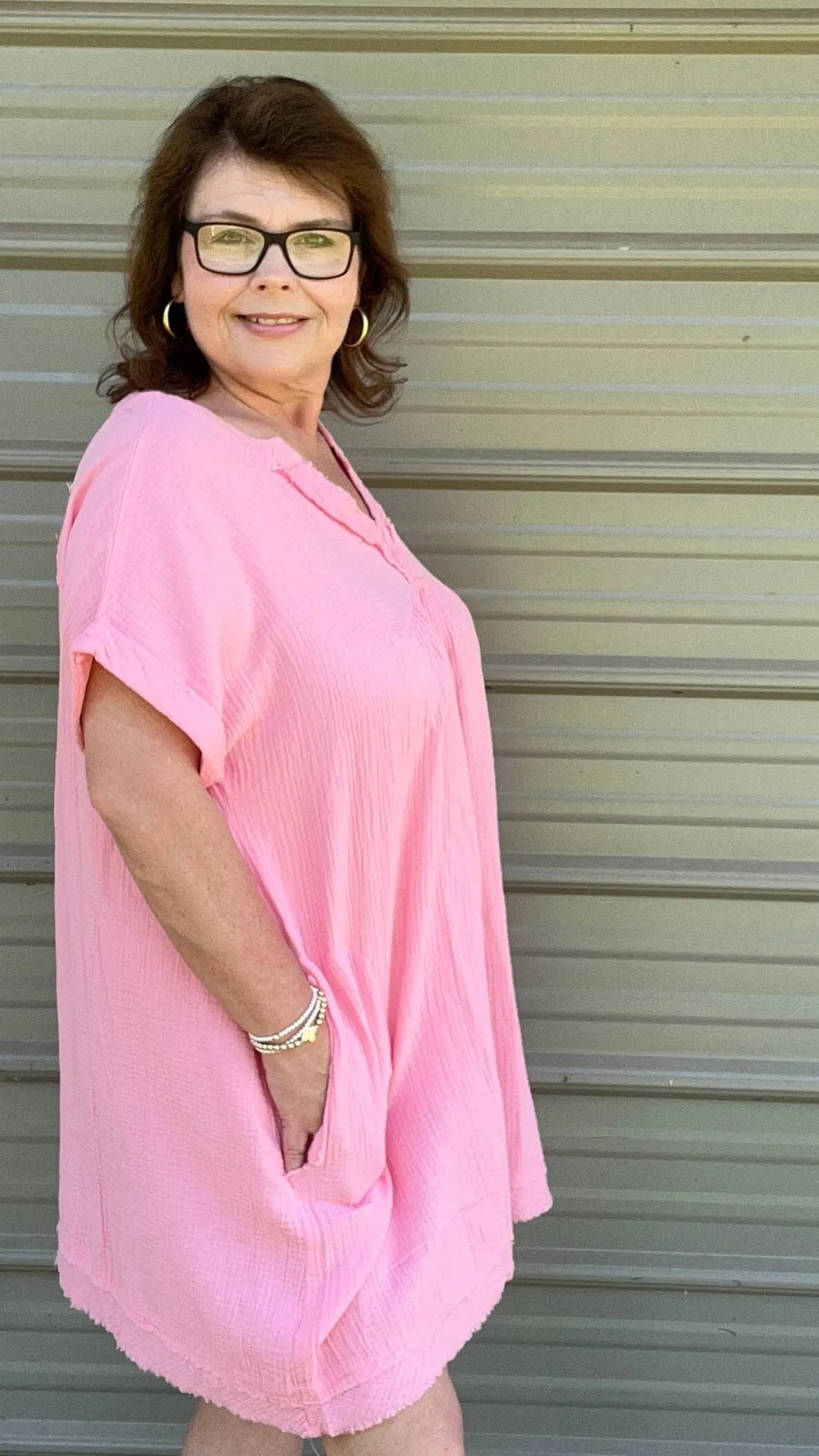 Light and Airy Cotton Gauze Dress