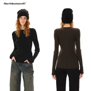 Lightweight Ribbed Knit Sweater