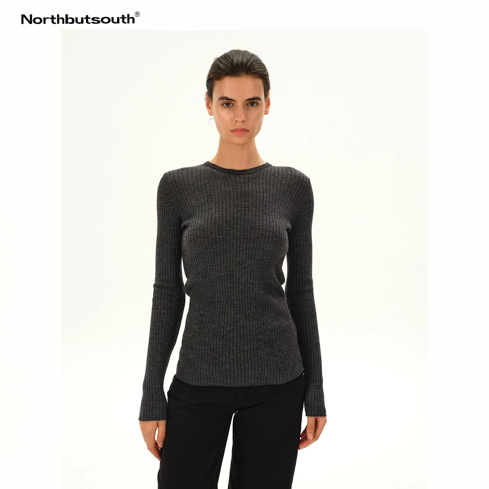 Lightweight Ribbed Knit Sweater