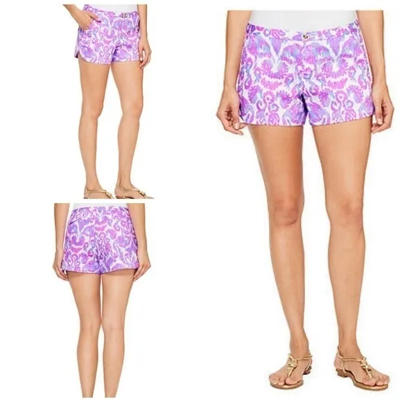 Lilly Pulitzer Amethyst Beach Bathers Adie Shorts