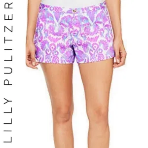 Lilly Pulitzer Amethyst Beach Bathers Adie Shorts