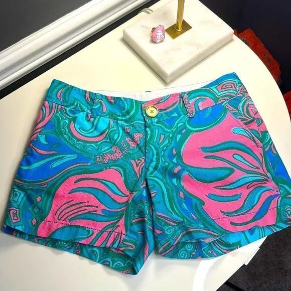 Lilly Pulitzer Women Callahan Shorts Lilly Lounge Print