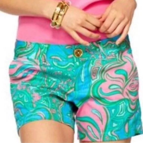 Lilly Pulitzer Women Callahan Shorts Lilly Lounge Print