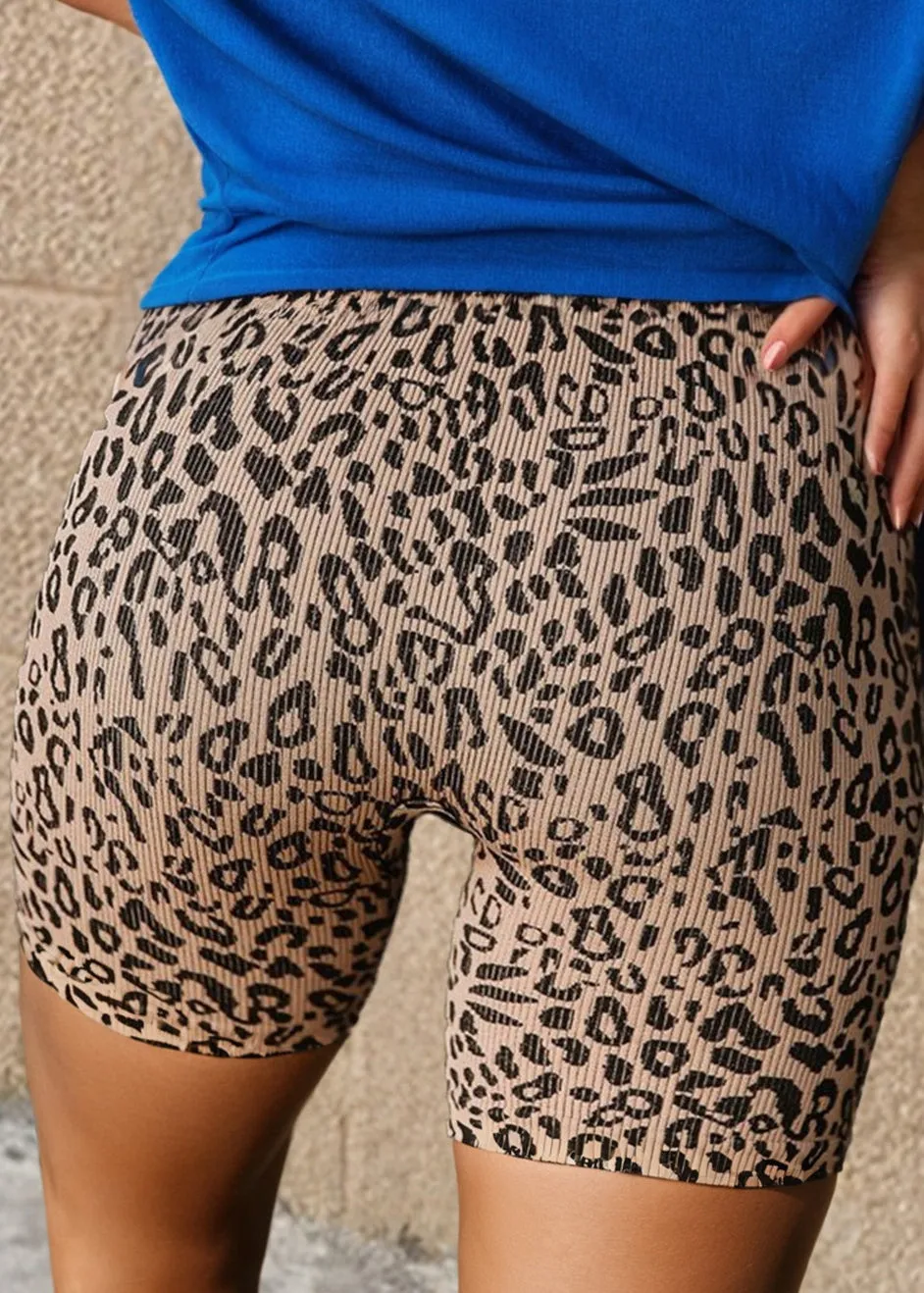 Limitless Leopard Biker Shorts