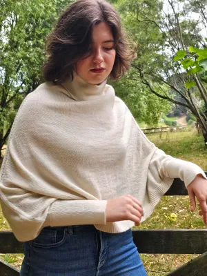 Little Alpaca Poncho Sweater