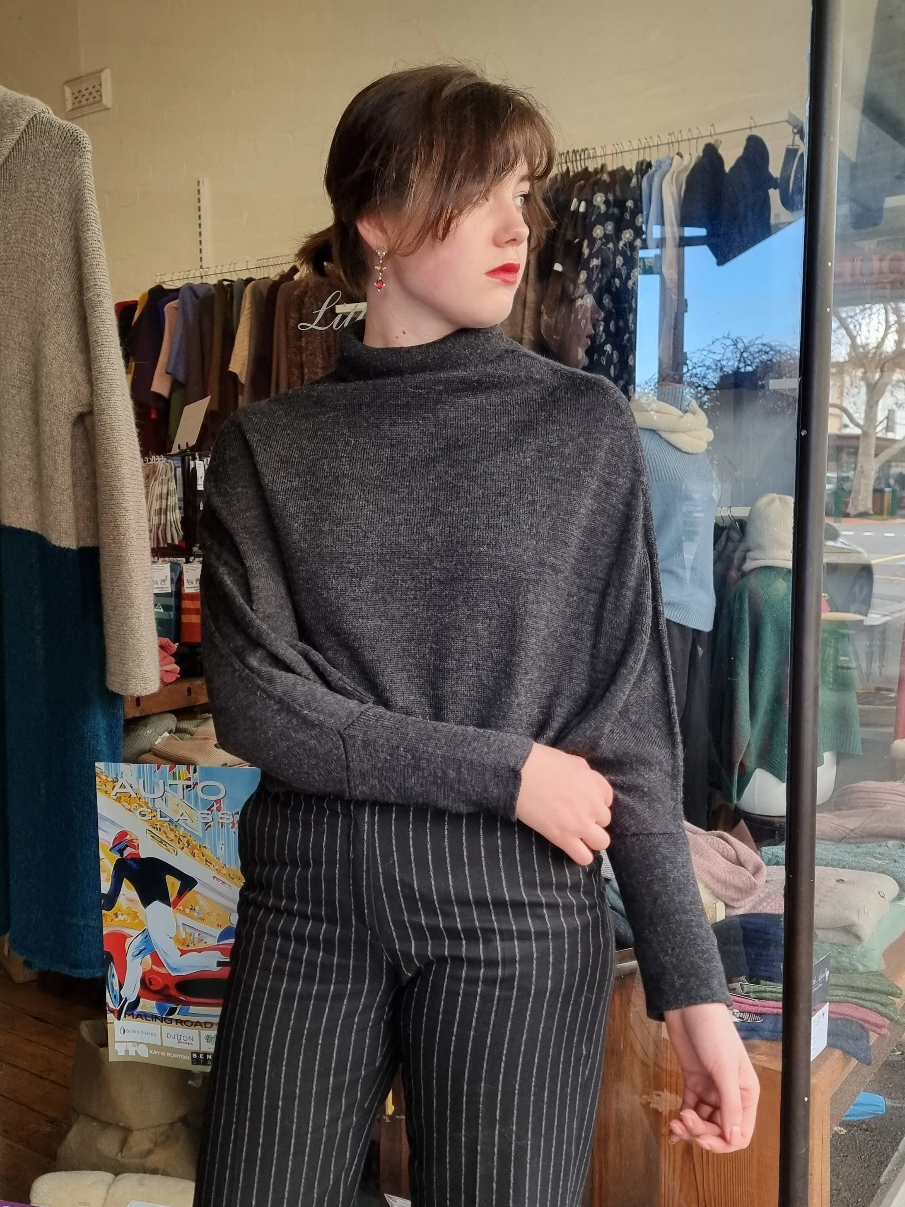 Little Alpaca Poncho Sweater