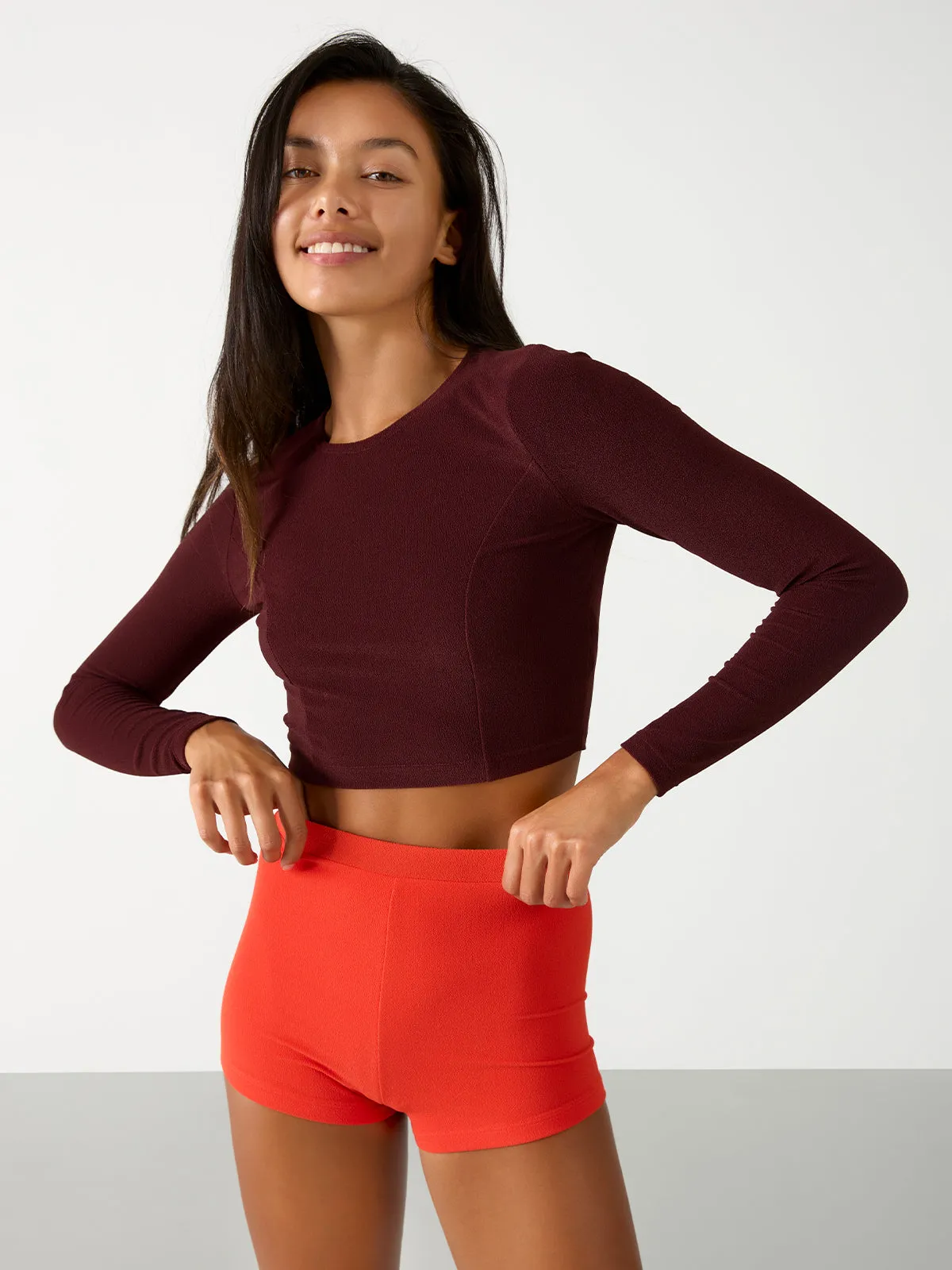 Long Sleeve Ocean Rash Vest | Raisin