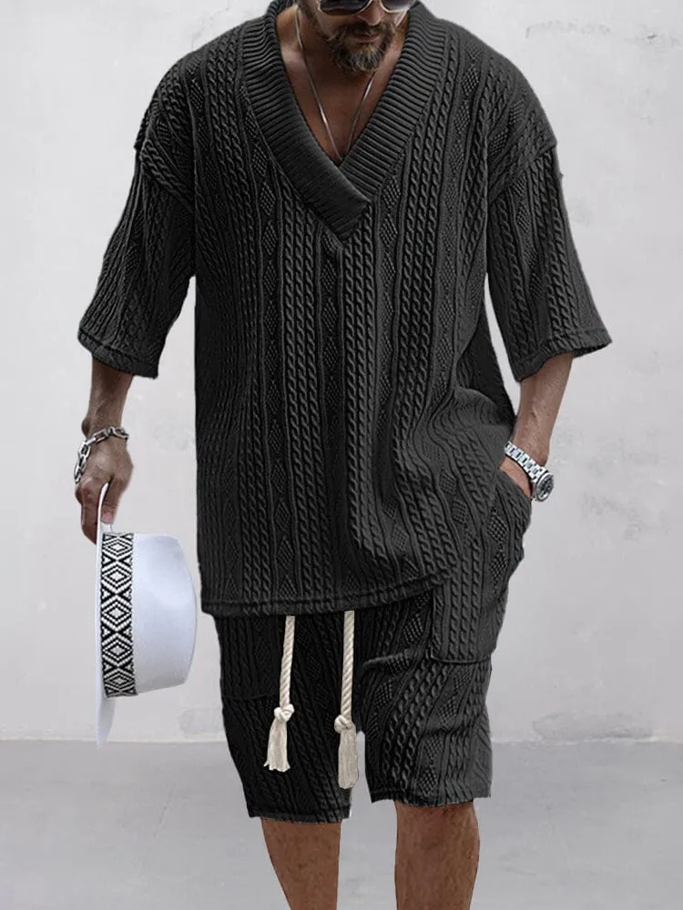 Luca Riviera Cable-Knit Set