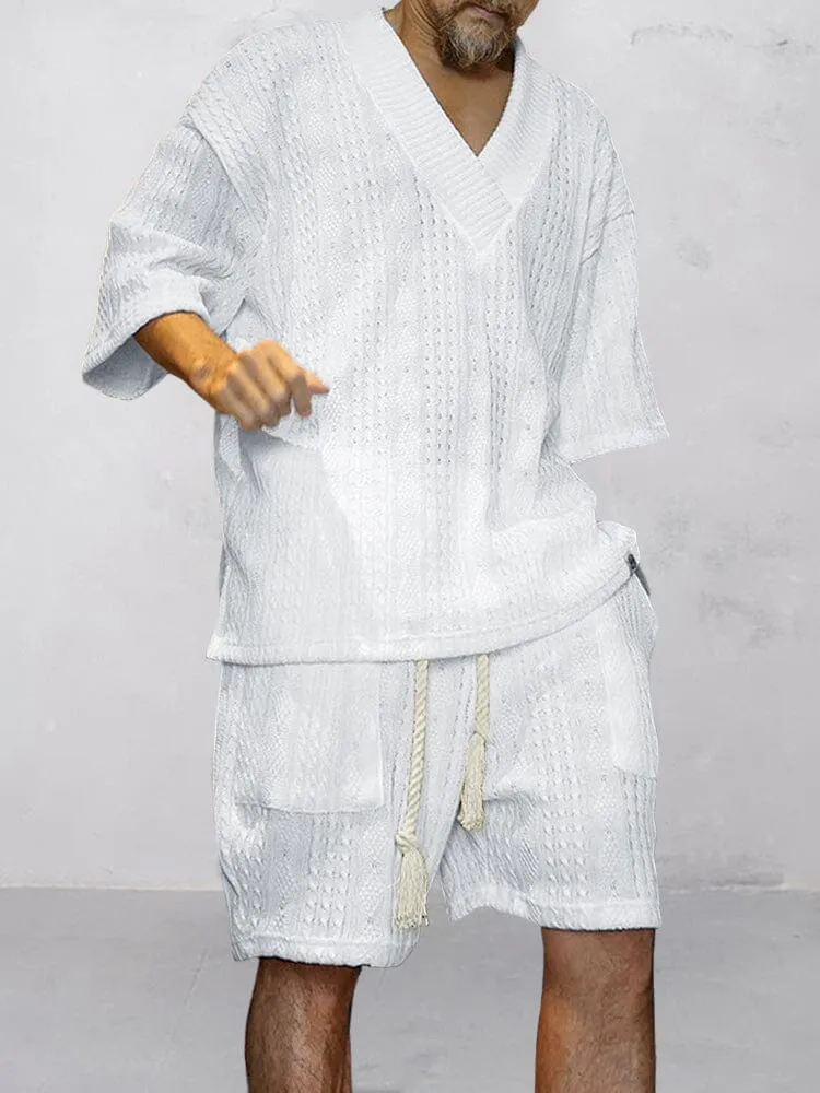 Luca Riviera Cable-Knit Set