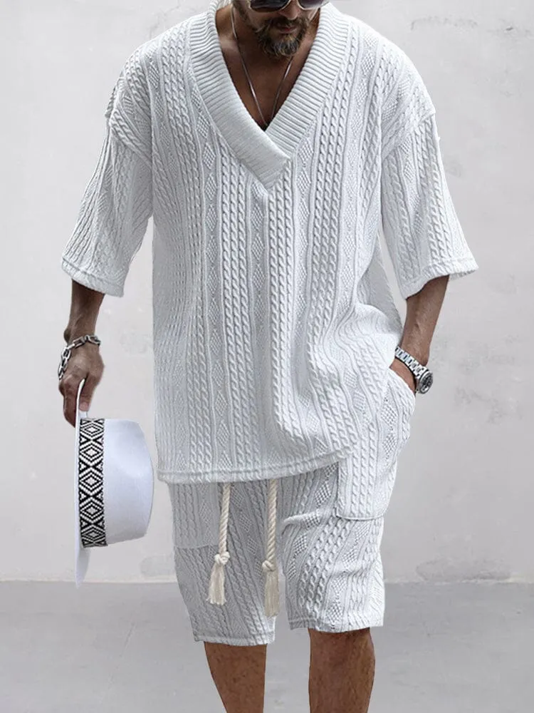 Luca Riviera Cable-Knit Set