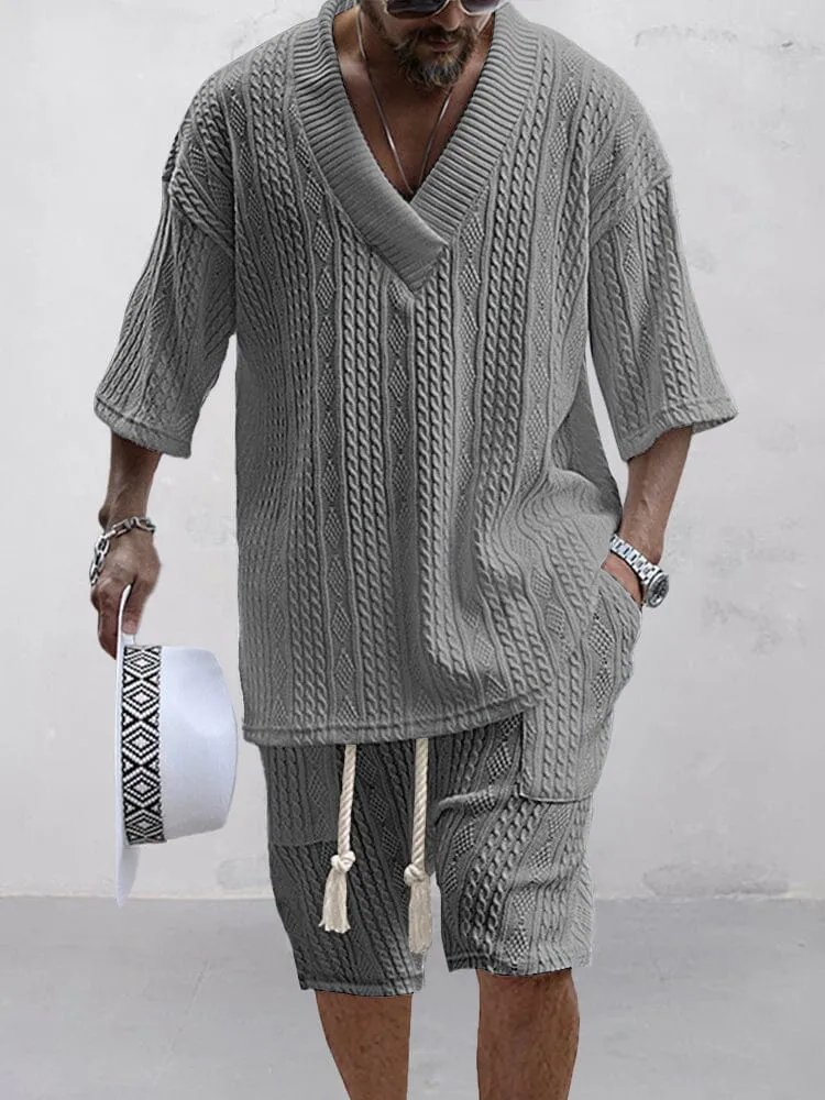 Luca Riviera Cable-Knit Set